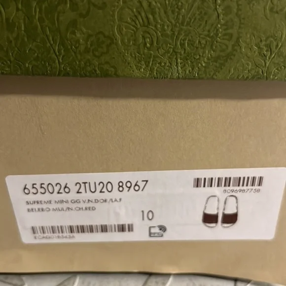 SALE!! Gucci x Doraemon limited edition GG supreme logo slides NWB FINAL DROP